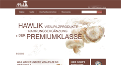 Desktop Screenshot of hawlik-vitalpilze.de